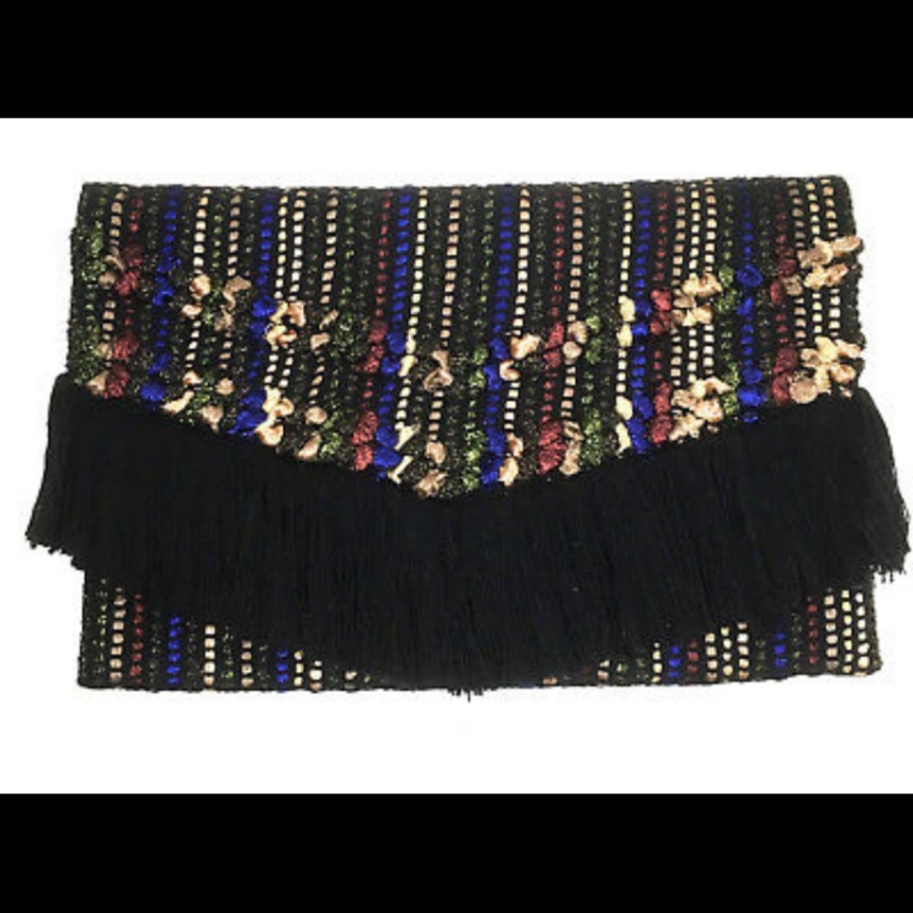 Stella & Dot Woven Clutch
